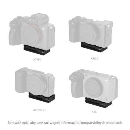 SmallRig MD5423 - płytka montażowa, schowek na Apple AirTag, do Sony, kompatybilność